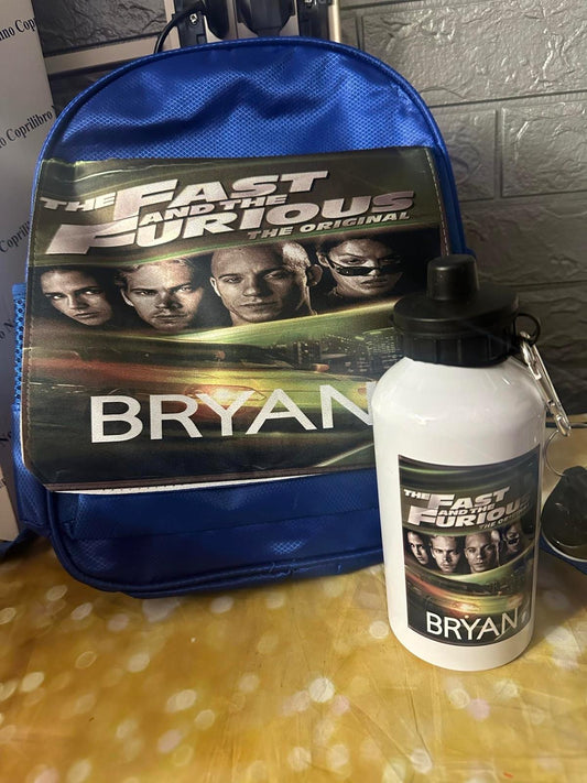 Zainetto per asilo più borraccia