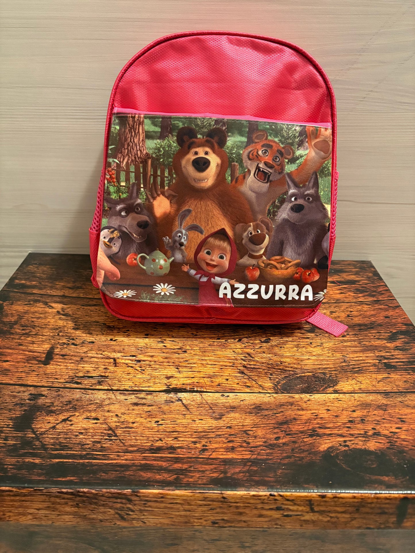 Zainetto per asilo più borraccia