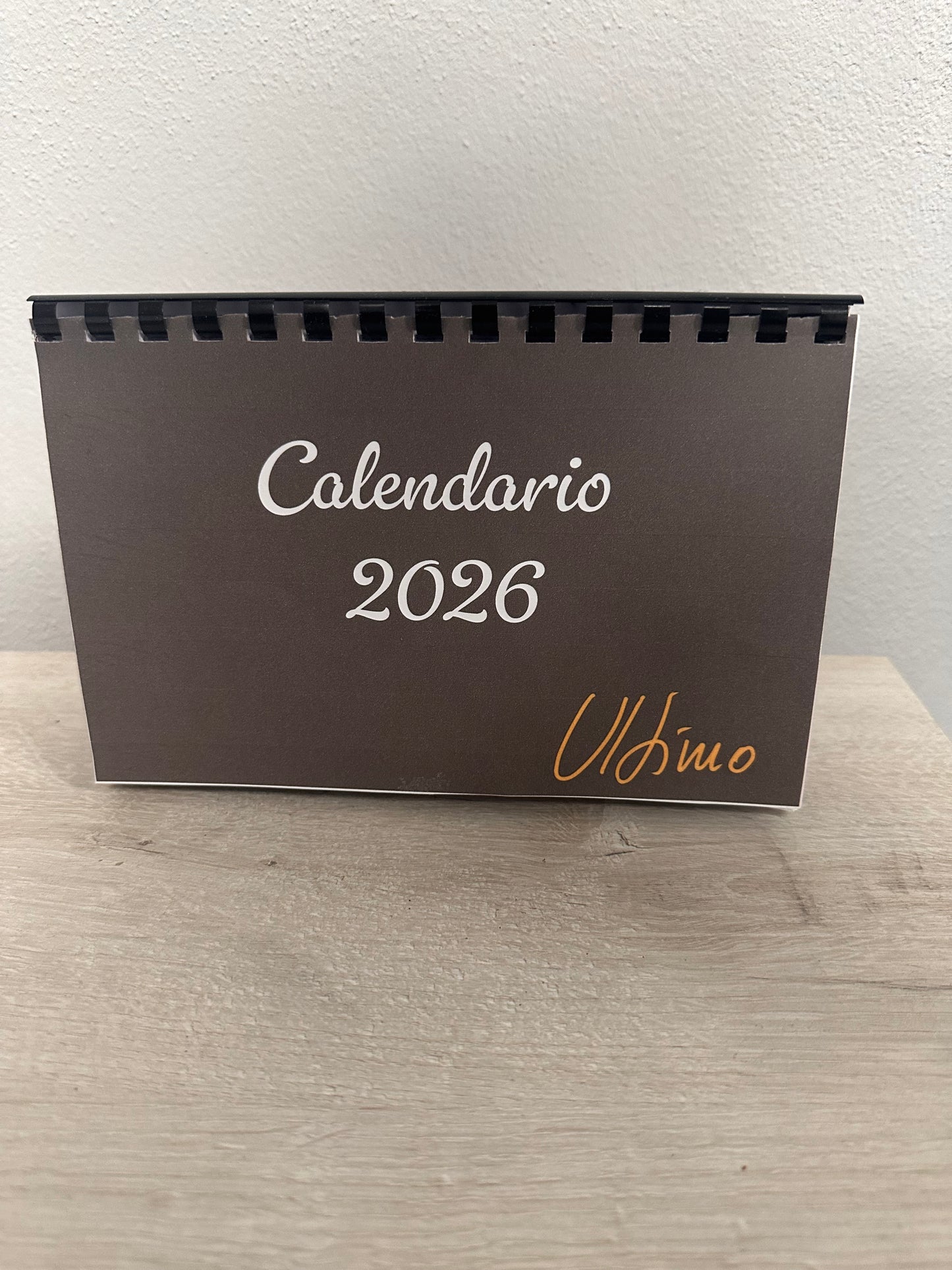 Calendario 2026 personalizzato da tavolo
