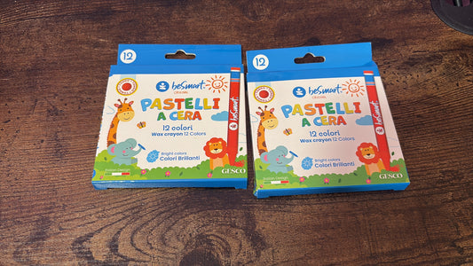 Pastelli a cera 12pz
