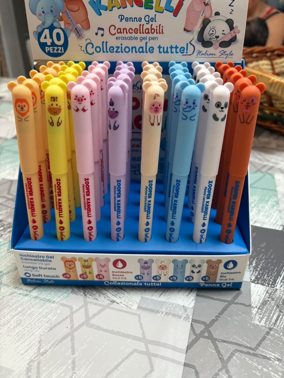 penne cancellabili Blu