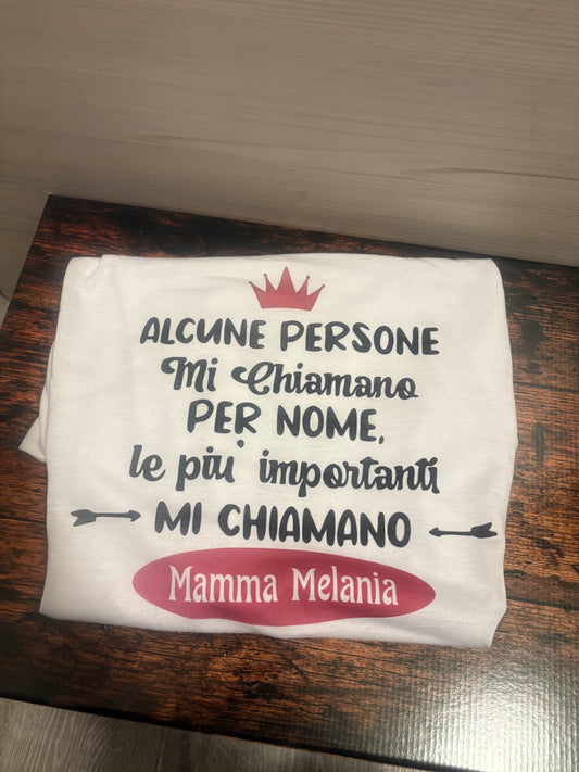 Maglietta personalizzata per la festa della mamma