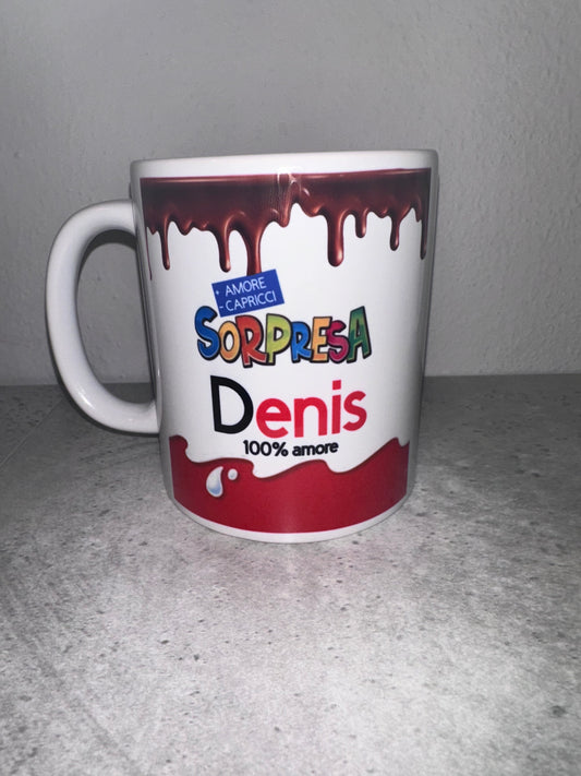 Tazza personalizzata Kinder sorpresa