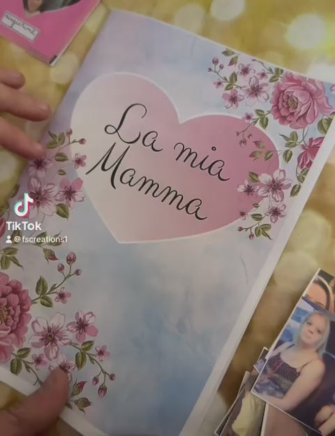 Album figurine personalizzato per la festa della mamma