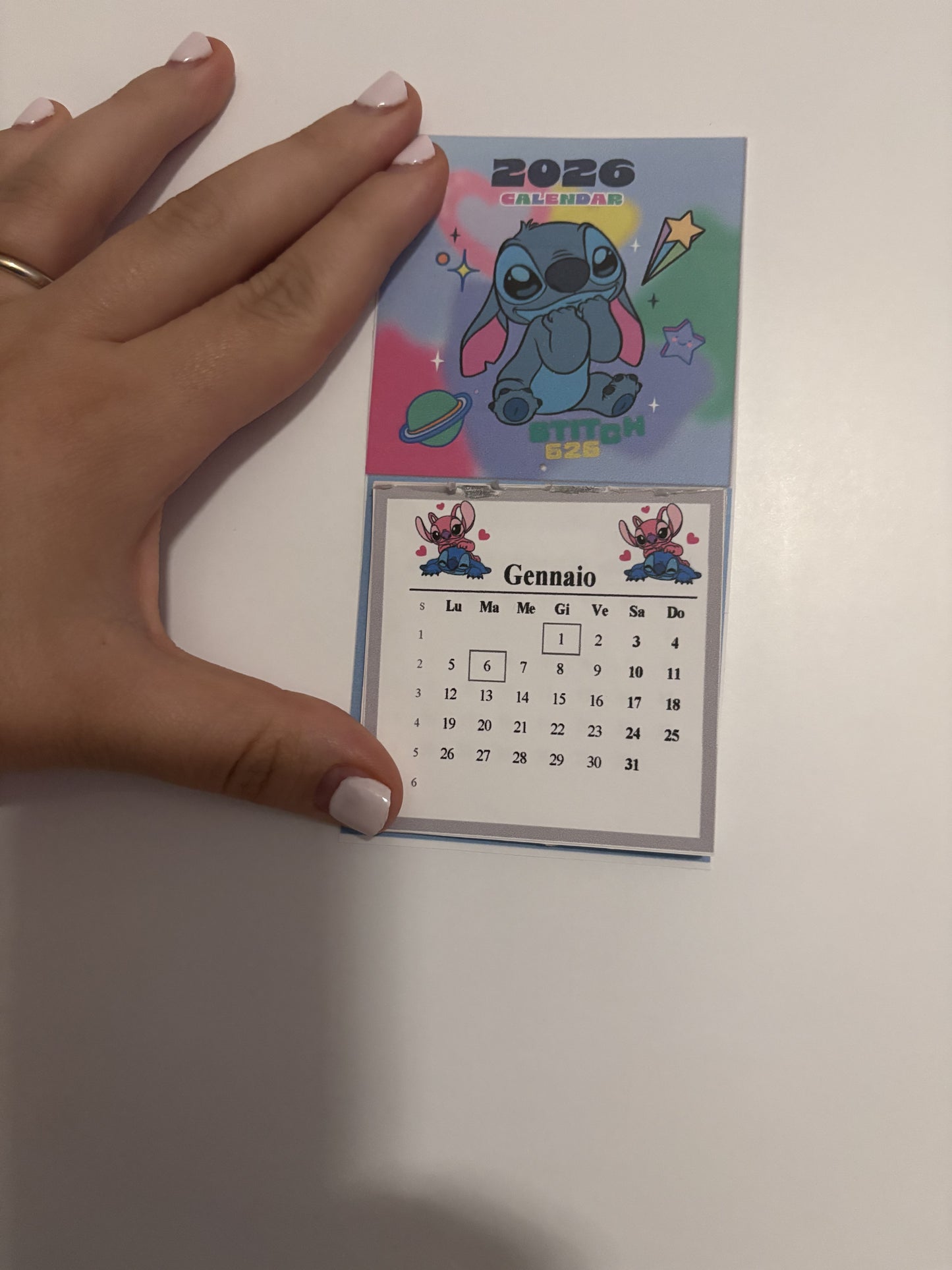 mini calendari personalizzati