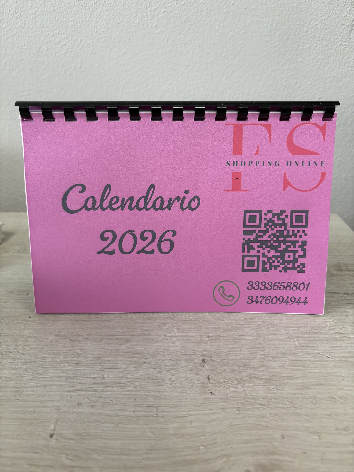 Calendario 2026 personalizzato da tavolo