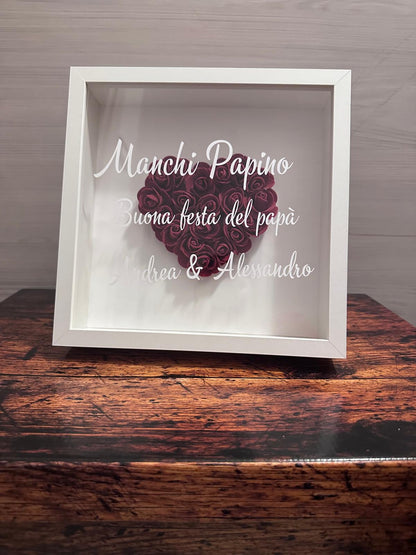 Shadow box per festa del Papà