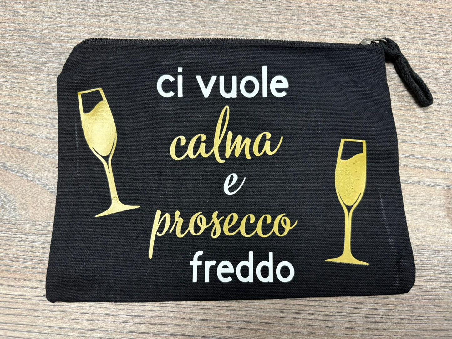 pochette personalizzata con nome o frasi